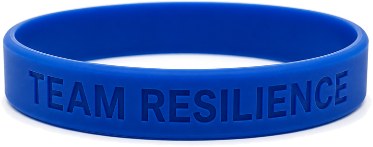Custom debossed silicone wristband