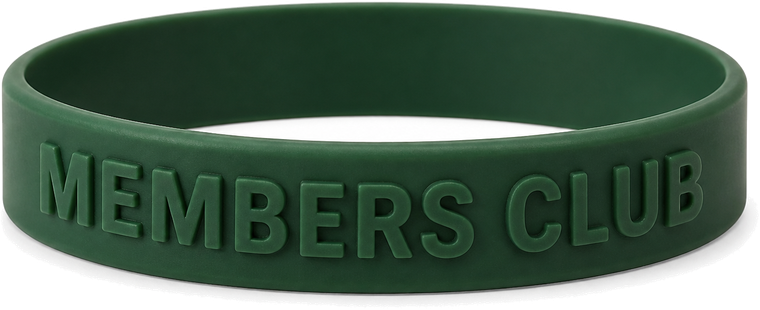 Custom embossed silicone wristband